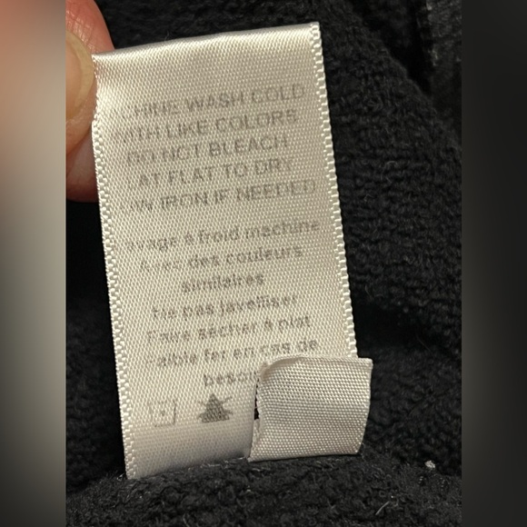 Nation Ltd Ruffle-sleeve Sweatshirt Women’s Size S Black Round Neck Long sleeve - Picture 6 of 12